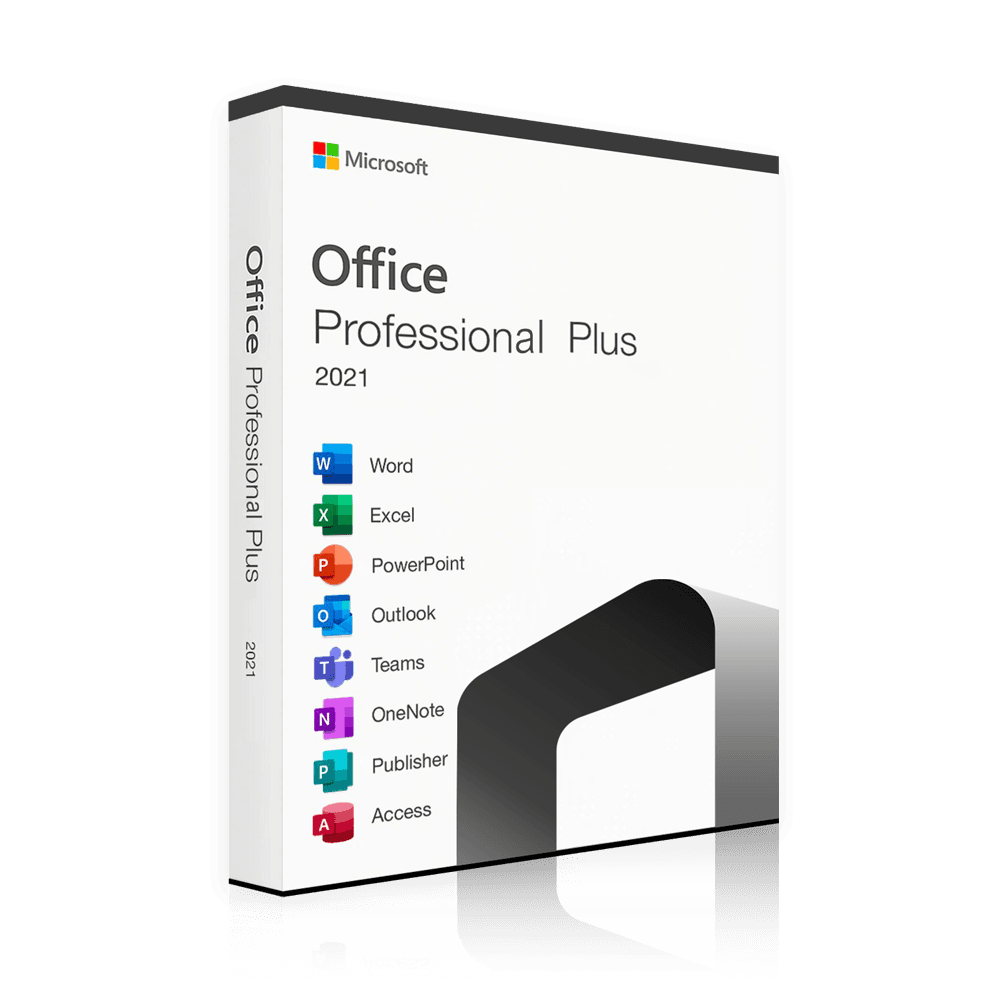 Microsoft Office 2021 Professional Plus + Project 2021 Professional + Visio 2019 Professional | Black Friday | 3 logiciels pour le prix d'un