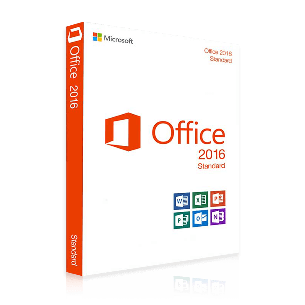 Microsoft Office 2016 Standard | 32 et 64 bits | 1 PC