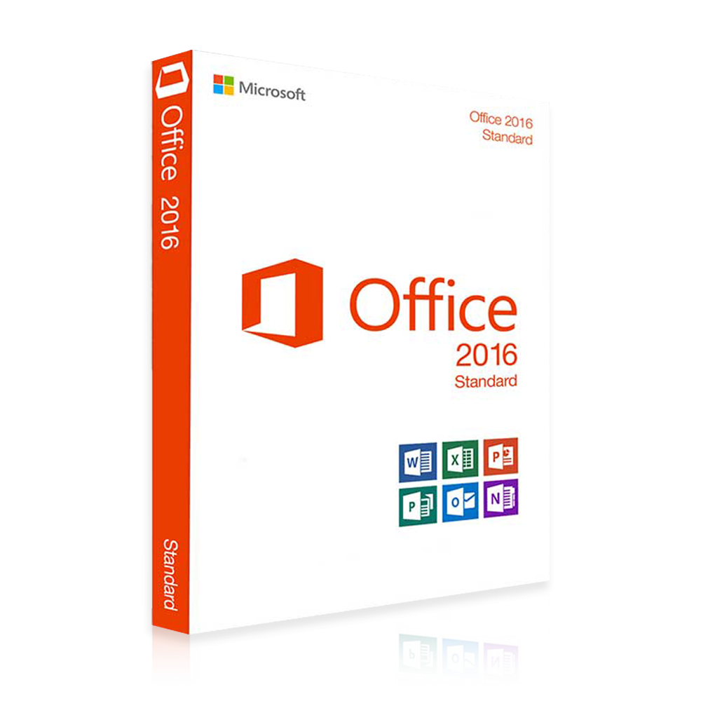 Microsoft Office 2016 Standard | 32 et 64 bits | 1 PC